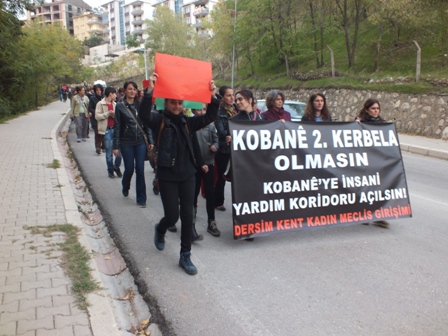 dersimli kadınlar yürüdü