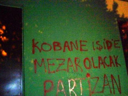 kocaelide kobane yazilamasi