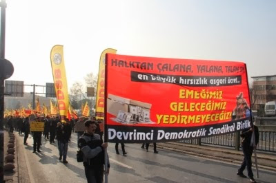 gazide asgari ucret eylemine cagri