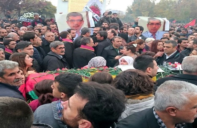 tahir elci cenaze kosu yolu karsilama