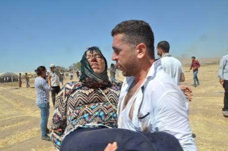 kobane sınırı saldırı