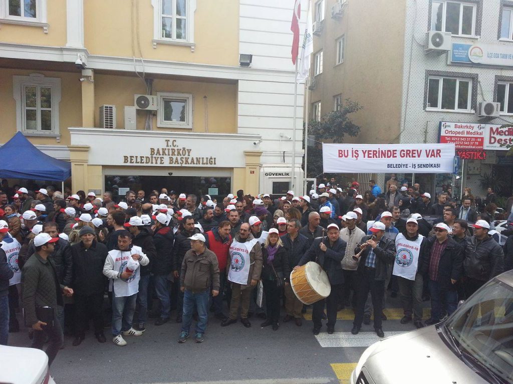 bakirkoyde greve devam