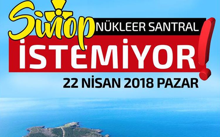 Sinopta nükleer karşıtı miting İçişleri Bakanlığı tarafından yasaklandı
